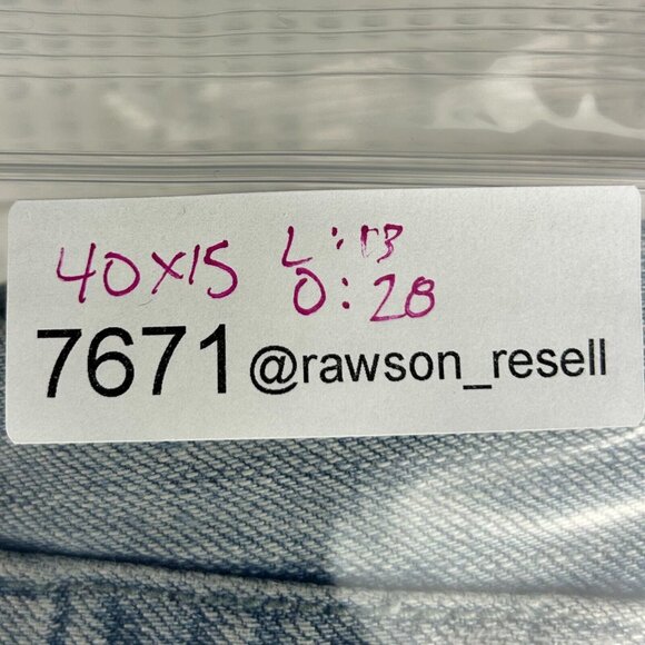 Rocawear Baggy Jean Shorts Sz 40 Light Wash Stash Jorts Wide Leg Skate Y2K - Picture 7 of 7